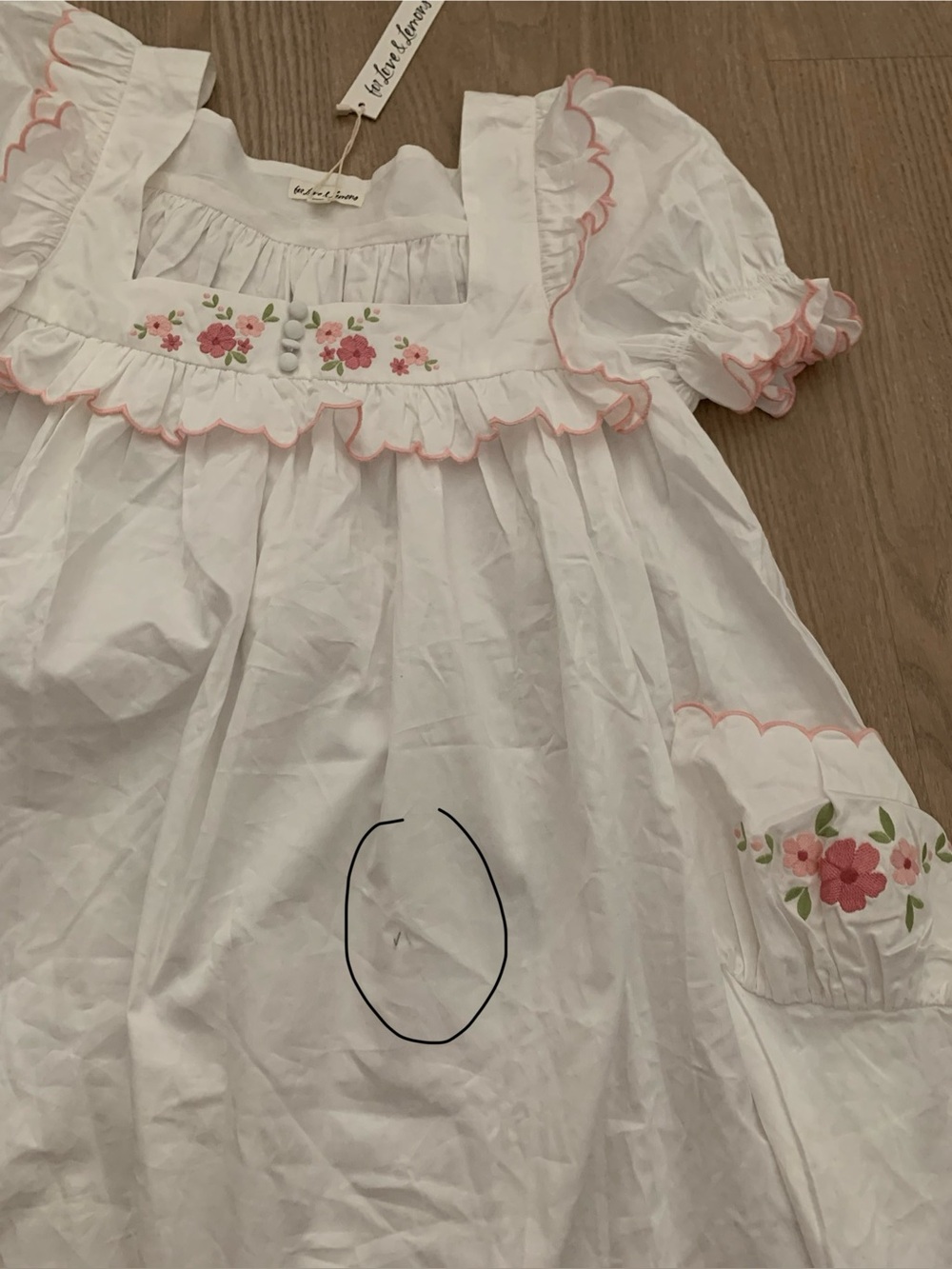 For Love And Lemons Tea Time Mini Dress Size Small NWT - Picture 12 of 14